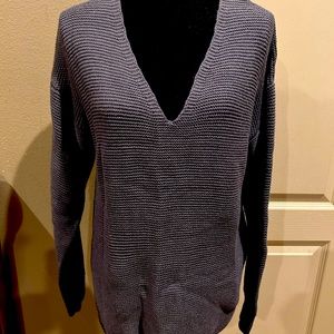 Women’s Winter Clearance Sale Black Tape Dark Charcoal S Grey Long Sleeve Top